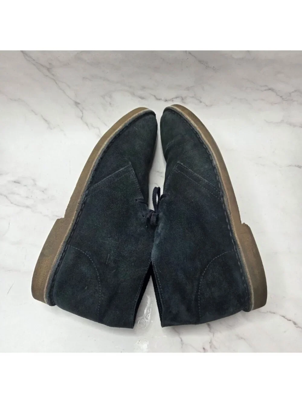 J. Crew Navy Blue Suede Leather McAlister Chukka Boots Men's 12